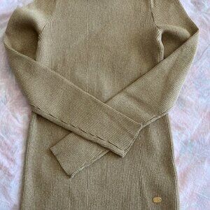 Lauren  Ralph Lauren Gold Turtleneck Size Medium